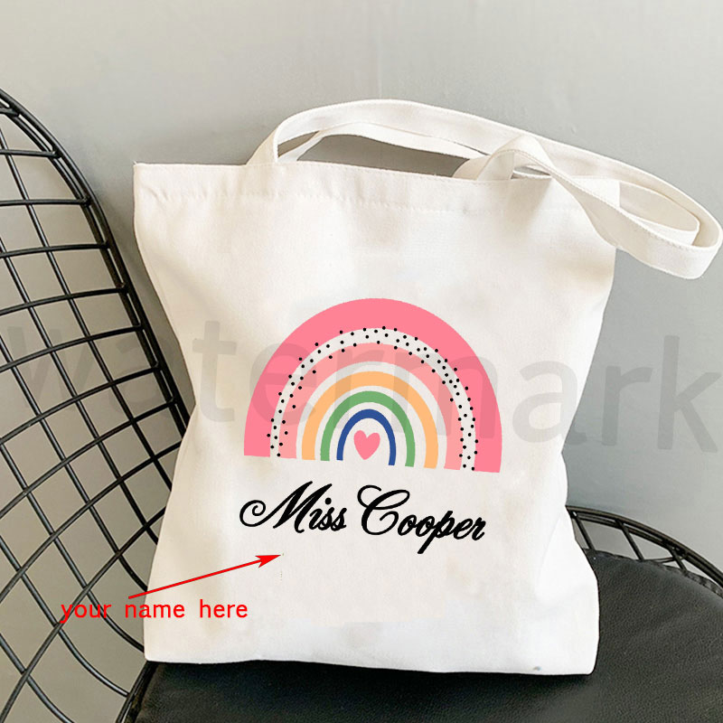 Canvas Backpack Casual - Cá Tính Tên Bộ Giáo Viên