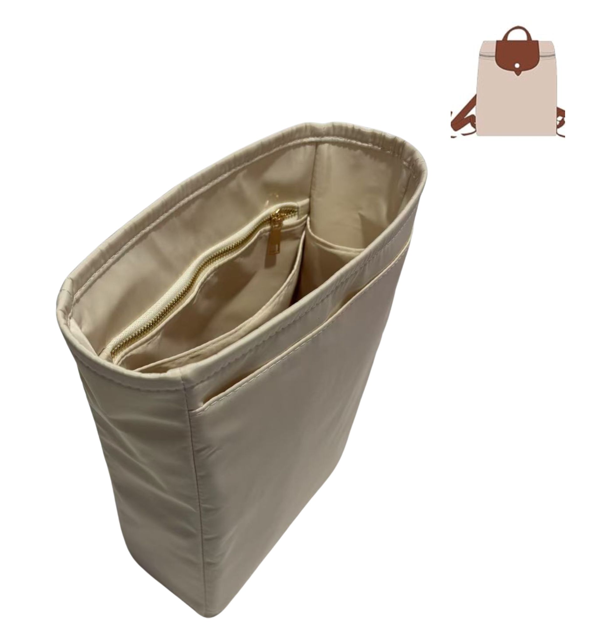 Backpack Insert Organizer - pgraded Backpack Purse Organizer for Long