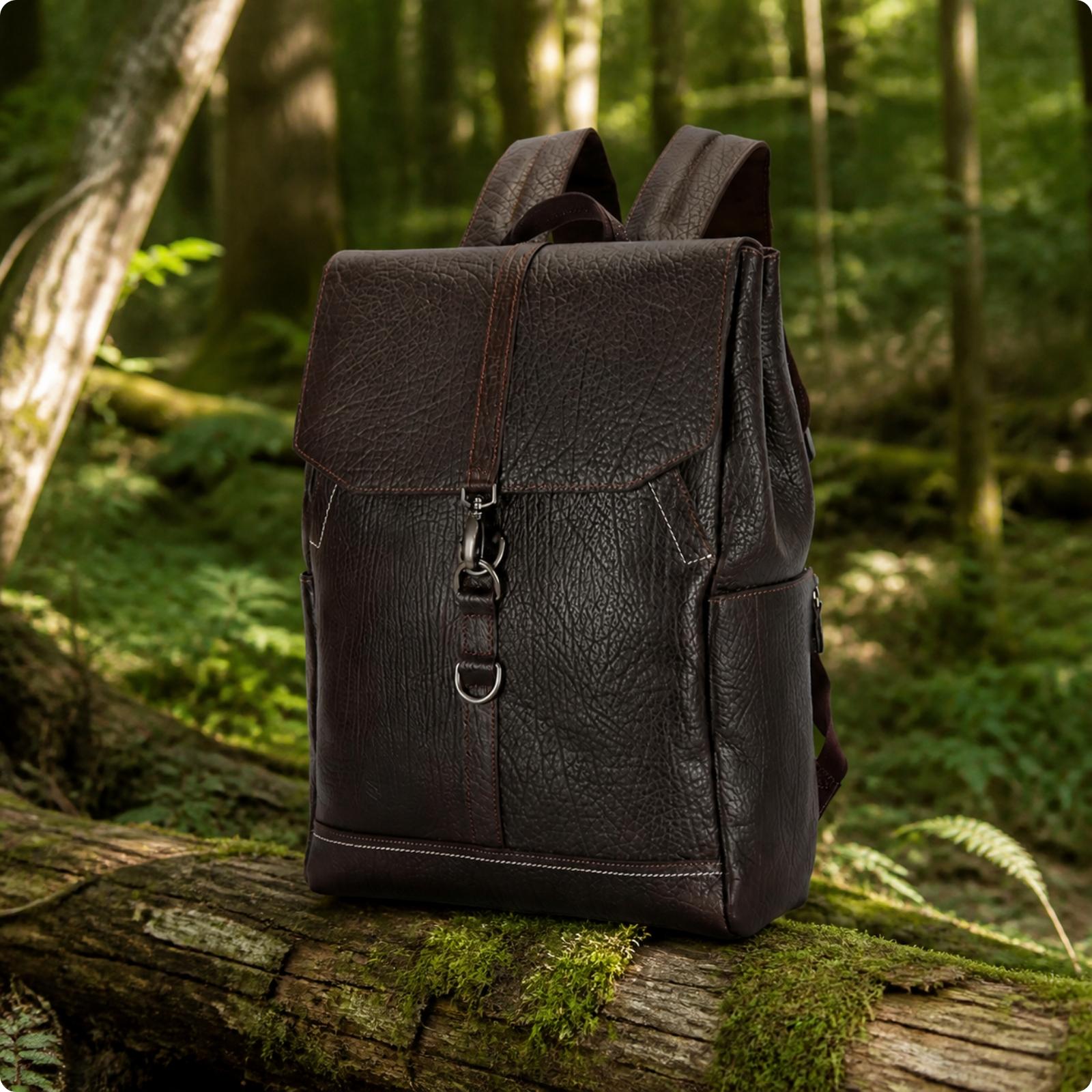 Leather Backpack Vintage - Vintage Canvas Travel Rucksack for Men