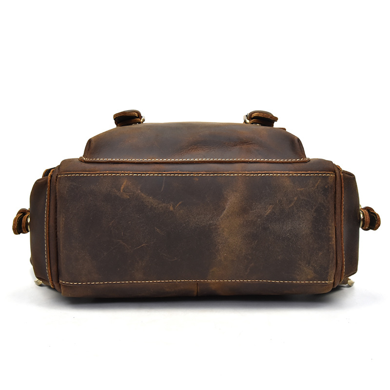 Crazy Horse Leather Backpack f - đánh giá và giá Leather Backpack Vintage