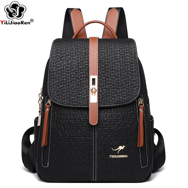 Fashion Backpacks Female High  - đánh giá và giá Travel Backpack Anti Theft