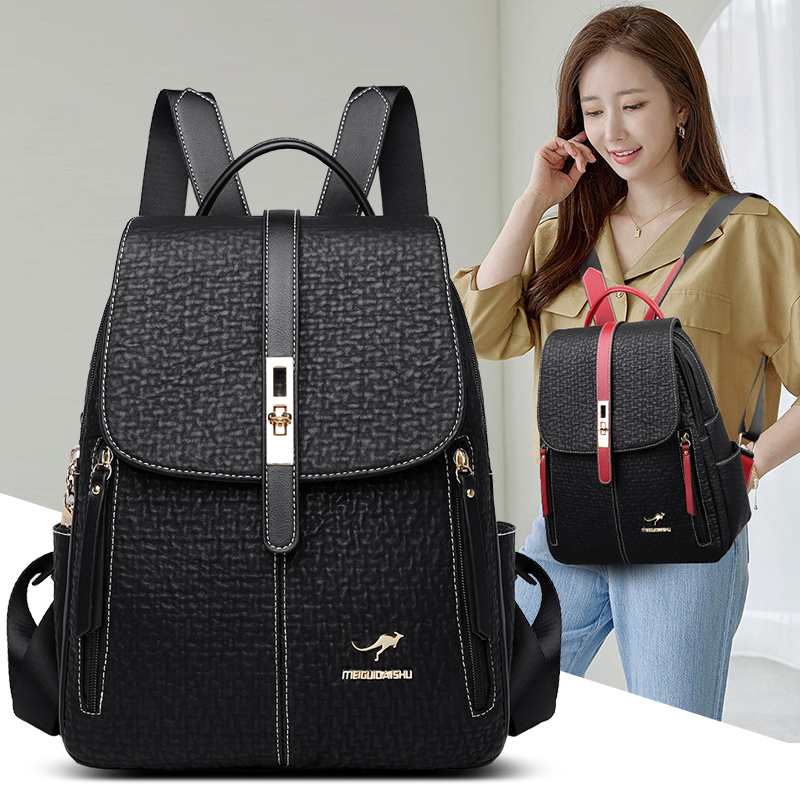 Fashion Backpacks Female High  - đánh giá và giá Travel Backpack Anti Theft