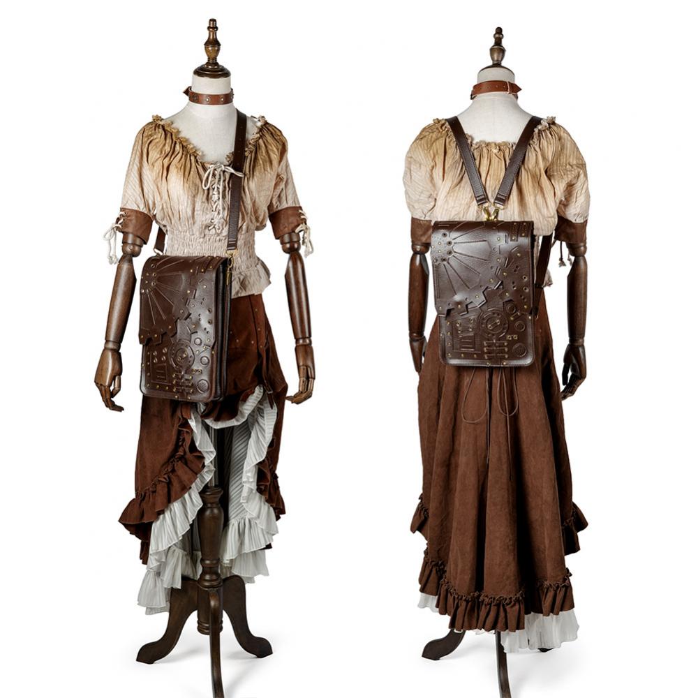 Steampunk Retro Gear Backpack  - đánh giá và giá Leather Backpack Vintage