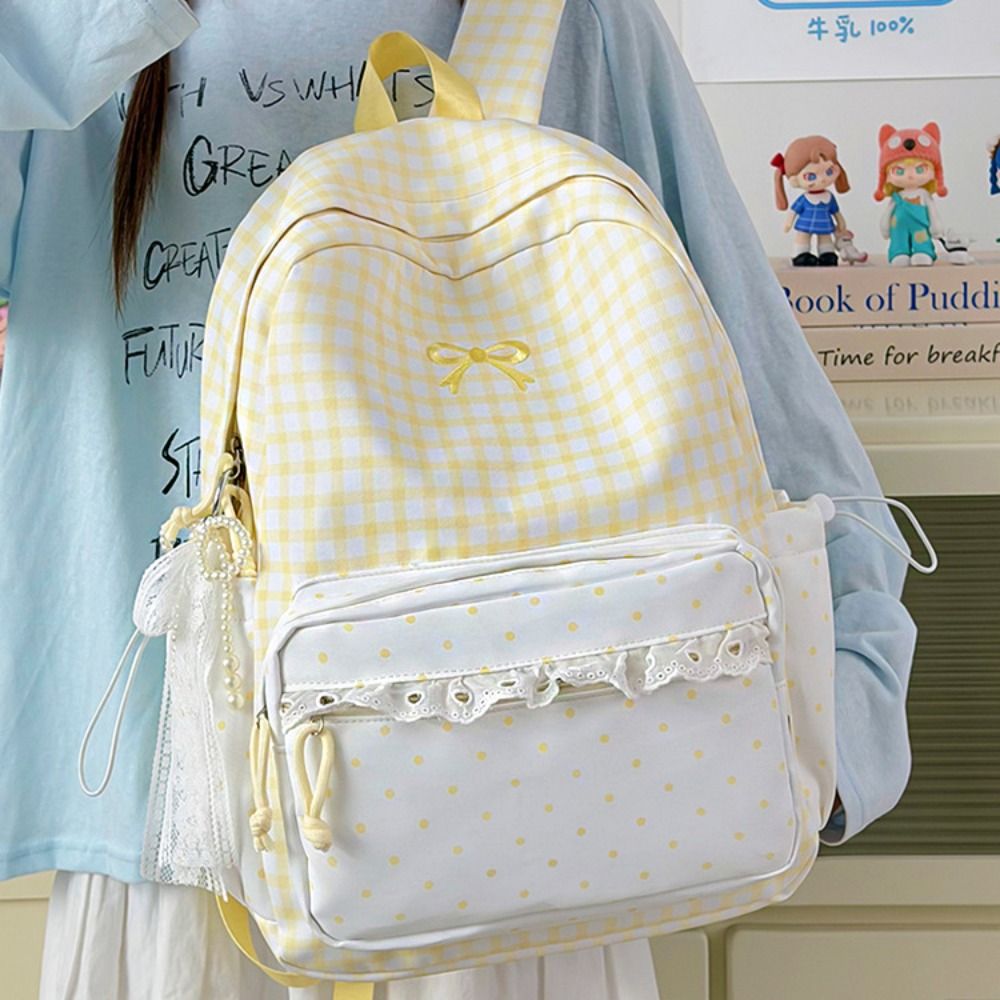 Fashion Sweet Polka Dot Backpa - đánh giá và giá Fashion Backpack Women
