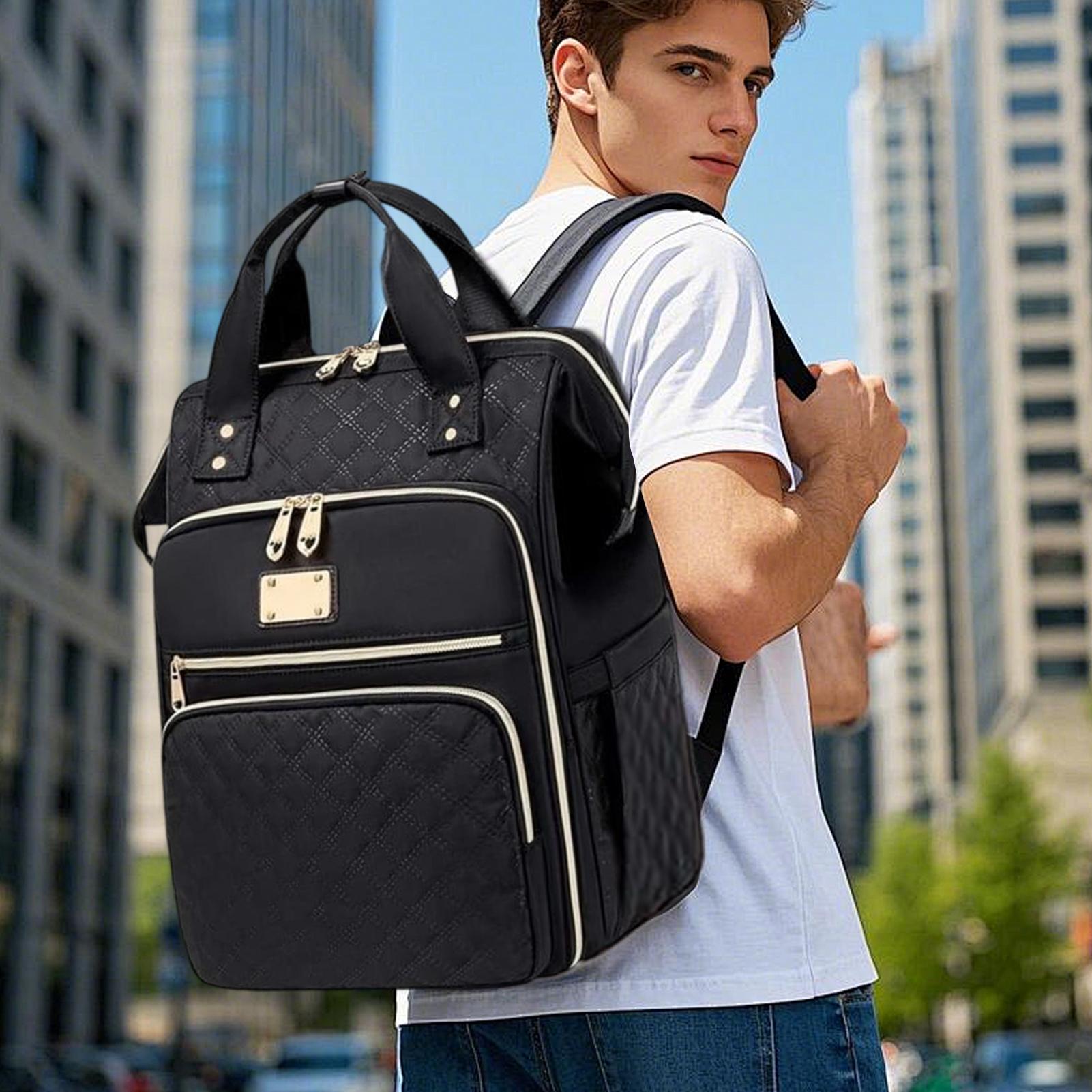 2-in-1 Lunch Backpack For Work - đánh giá và giá Laptop Backpack 15.6