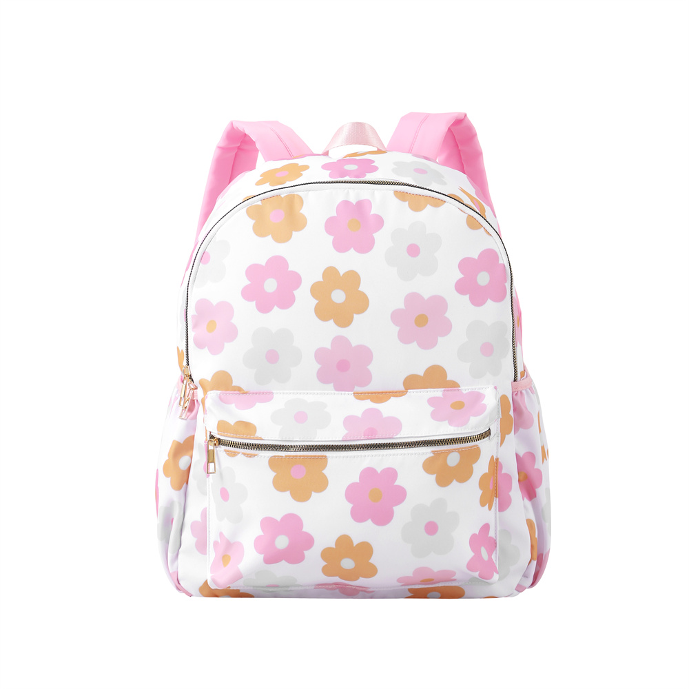 Floral Nylon Backpack For Kids - đánh giá và giá School Backpack Teen